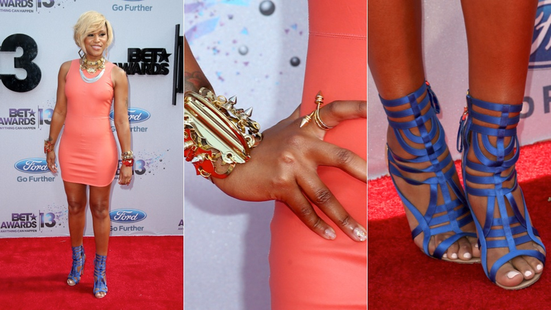 Illustration for article titled Cool Shoes, Hot Hair and Visible Nipples at the BET Awards